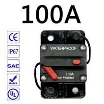 30A300A AMP 회로 차단기 퓨즈 리셋 1248V DC 자동차 보트 자동 방수 박스 증폭기, CHINA, 100A