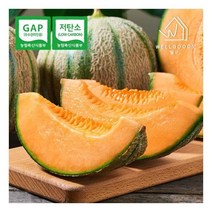 [GAP저탄소인증] 구미직송 주황 칸탈로프 멜론 6kg이상(3-4수), 1개
