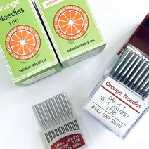 미싱부속나라 공업용 삼봉 와끼 미싱바늘 DVx43슈퍼(열바늘)-삼봉열바늘 DVx43, 9호
