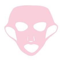 이마 미간 팔자 목 주름 패치 제거 개선 테이프 실리콘 스티커 재사용 가능한 얼굴 눈, 1pcs-핑크 마스크