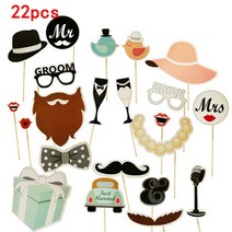 대형포토박스 촬영 스튜디오 사진 포토부스 파티 결혼 파티 소품 사진 부스 액세서리 재미 있은 입술 콧수, 01 1