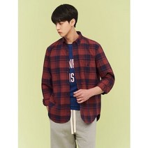 빈폴 멘 [30%OFF][REGULAR] 레드 옥스포드 체크 셔츠 (BC1764N046)