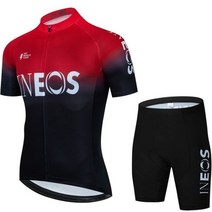 스페셜라이즈드 전기자전거 2023 INEOS 사이클링 빕 숏 남성용 산악 자전거 저지 의류 여름 컴플리트 레이싱 퀵 드라이 스포츠 세트 145424, Asian size - L, INEOS 21