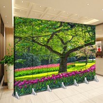 파티션 카페 호텔 장식 울타리 레스토랑 식당 가림벽 가벽 분리벽 이동식 무대 공연 배경, F 40CM 폭 1장