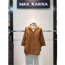 막스카라 W몰 막스카라 코튼 절개 블라우스 M93QWB300ME