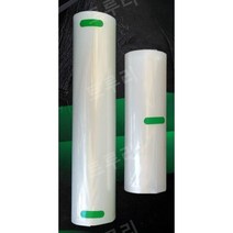 업소용 산업용 진공포장지 투명하고 부드러운 평면 가방 식품, 광택 있는 40x1500CM 1 롤