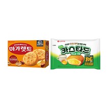 롯데 인기파이 간식 2종 세트 (마가렛트 오리지널+카스타드), 1set, 352g