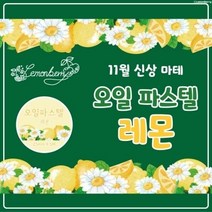 [레몬베리 오일파스텔 레몬 다이컷 마스킹 테이프