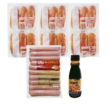 벅스웨이 숯불갈비맛 핫도그만들기세트(18인분-데리야끼소스), 1세트