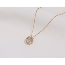 [로이드] 동아수성 어썸하트 플래닛 탄생석 14K Gold 목걸이 LNN20046G