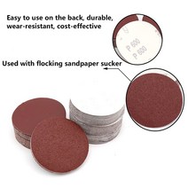 5인치 125mm 원형 자체 접착 사포 디스크 샌드 시트 그릿 80-1000 연마 도구 20 개, 04 180_01 5 inch