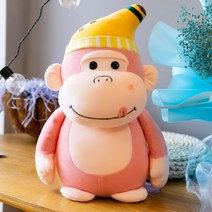 원숭이인형 고릴라인형, 핑크, 50cm