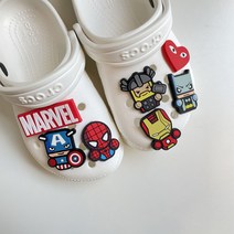 [데일리엔디자인] 마블 히어로 자비츠 호환 세트 7pcs신발 악세사리 참
