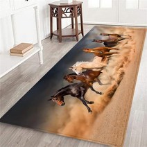 TOKILIAR 복도 말 달리기용 롱 러너 러그 미끄럼 방지 바닥 카펫 침실 거실 실내 현관 매트 입구 문 세탁 가능한 주방 러그