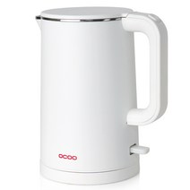 오쿠 이중단열 원터치 스텐 전기포트 커피포트 무선주전자 OCP-EK1700WO