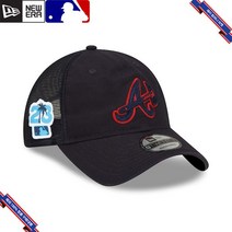 [미국정품] 890787 스냅백 캡모자 MLB [애틀랜타 브레이브스] 뉴에라 2023 Spring Training 9TWENTY Adjustable Hat - Navy