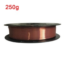 Pla 3d 프린터 필라멘트 1.75mm 실크 실버 골드 250g500g1kg 샤이니 메탈릭 느낌 3d 인쇄 소재 실키 샤인 필라멘트, 적동 250g, 협력사