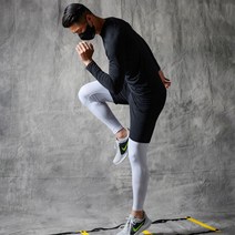 제로라이프 남성용 언더레이어레깅스 기능성 쿨바지 스포츠레깅스 스포츠타이즈 화이트 블랙 기능성 하의
