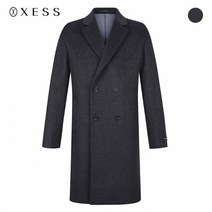 제스 울 캐시미어 혼방 더블 버튼 코트 X1JHC7204