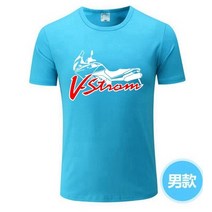 스즈키작업복 방한작업복 스즈키방한복 남자 티셔츠 오토바이 V-strom DL 650 모터 스포츠 팀 로고 _ 스즈, 02 파란_02 S