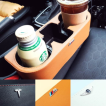 자동차 차량용 벤츠 BMW 제네시스 수납 틈새 멀티 가죽 컵홀더, 1. 블랙, 05 폭스바겐