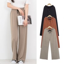 여자 팬츠 시원하고 하늘하늘한 스타일의 팬츠 스트라이프 패턴으로 다리가 길어보이는 편안한 팬츠