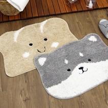 [더와이] 몽실 극세사 발매트, 시바 발매트