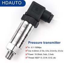 압력게이지 디지털압력계 rs485 modbus 디지털 수압 트랜스미터 급수 압력 센서, -100kpa-0 0-10v