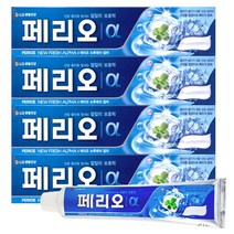 페리오 뉴후레쉬 알파 충치 치약 150g x4개