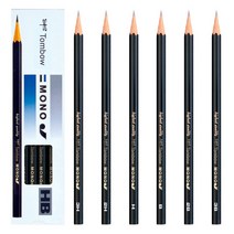 톰보 연필 12자루 / 톰보우 1다스 4B H HB B 미술 스케치 드로잉, 2B