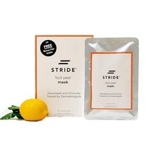 STRIDE 풋 필 마스크 - 풋 케어 - 피부과 전문의가 개발 및 임상 테스트를 거친 풋 마스크 부드럽고 부드러운 피부를 위한 풋 마스크 - 각질 제거 풋 마스크 모이스처라이저