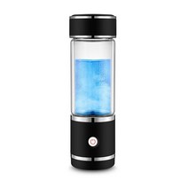알카리 이온수기 수소발생기 알칼리 휴대용 물병 활성산소 제거 Bluevida SPE & PEM 수소 높은 H2 ORP 물 이온화 일본 전기 분해 기술 신제품 이온, 2.미국 - Black