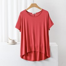 모달 빅사이즈 라운드넥 반팔 티셔츠 14 color