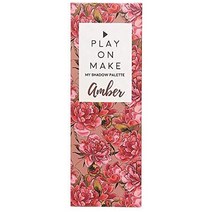 일본직발송 6. PLAYONMAKE (프레이온 메이크) 마이 섀도우 팔레트 AMBER 아이섀도우 1개 (X 1) B07YYSBCNS, One Size