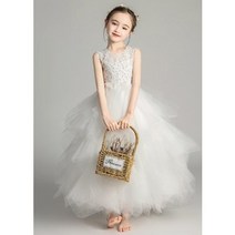 벨라프린세스연주회 콩쿨 화동 여아롱드레스 (상품번호 BP 3950) 화이트