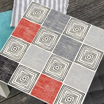 화목난로테이블 장작테이블 육각화로 캠핑 사이드 테이블 쿨러스탠드 적레트로 우드 그레인 PVC 테이블 스, 19 ZT-024_01 55x55cm