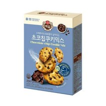 CJ더마켓 홈 베이킹 제과 제빵 빵 만들기 카페 디저트 아이 간식 초코칩 쿠키믹스 초코 핫 케익 와플 브라우니 쿠키 머핀 깨찰빵 식빵 290G, 11개