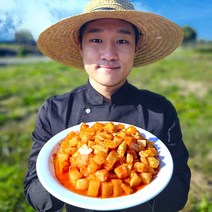 먹부림마켓 깍두기 100% 국내산 맛보장김치, 3KG(1.5KG 2개 포장)