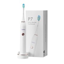 닥터치카 최고급 소닉 부드러운 음파 전동칫솔 네덜란드 디자인 아이요 p7, 화이트
