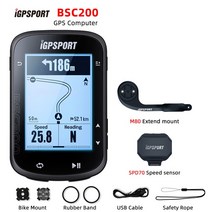 자전거파워미터 페달 iGPSPORT BSC200 GPS 컴퓨터 사이클링 NAV 네비게이션 MTB 도로 무선 속도계 주행 거리계 25 인치 ANT 파워 미터, BSC200 Group D