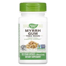 네이쳐스웨이 Nature's Way Myrrh Gum Tree Resin 미르 몰약껌 나무 수지 550mg 100캡슐, 1팩