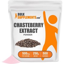 벌크서플먼트 BulkSupplements Chasteberry 여성 체스트베리 추출물 바이텍스 250g, 3팩
