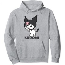 산리오 후드티 Sanrio Kuromi 뒷면 로고 후드 130398