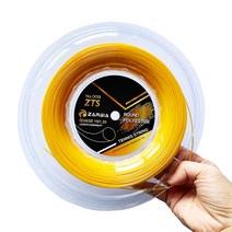 (200m릴) 정품 zarsia taiwan 원형 폴리에스터 테니스 스트링 1.30mm, 빨간색, 01 빨간