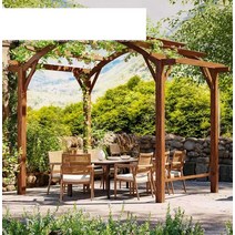 야외파고라 포도나무 덩굴 정원 파빌리온 감성 카페, B타입 - 화이트