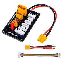 드론 xt30 xt60 xt90 jst t 커넥터 lipo 배터리 멀티 충전기 imax b6 b6ac isdt q6 lite 충전기용 2-6s 병렬 충전 보드, 1개
