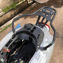 베스파 GTS300 VESPA 프론트 발판 랙 선반 브라켓 짐대 테일 도금, Spring Sprint 150 선반 실버