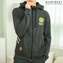 하트비트 비르퍼 후드집업 베이직핏 운동복 트레이닝 점퍼 커플룩 단체복 남자 여자 남여공용 커플티 빅사이즈 단체티