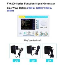 Feeleec FY6200 20M/30M/50M/60M 신호 발생기 DDS 임의 파형 소스 주파수 카운터 듀얼 채널 FPGA 4 방향 TT, [03] 우리에게, [04] FY6200-50M White