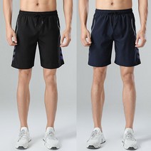 도오빠 차런프 남성 여름 반바지 5부 스포츠 밴딩 운동 런닝 짐웨어 트레이닝팬츠 통기성 얇은 여름 남자반바지 2개